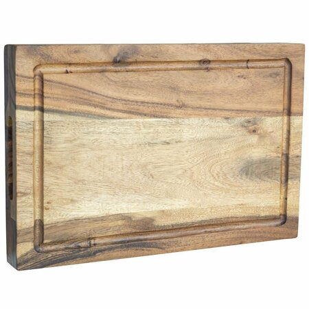 RAZOREDGE 18 x 12 in. Acacia Wood Cutting Board, Brown & Tan RA2771586